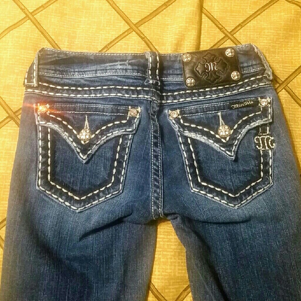 Miss Me Boot Cut Jeans- Size 25- Style # JP5014